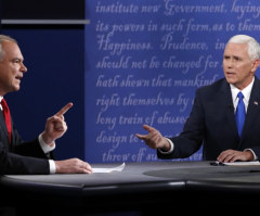 VP Candidates Kaine, Pence, Try to Defend Clinton, Trump in Debate