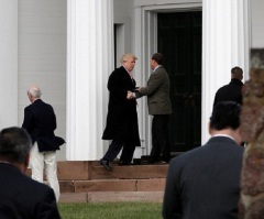 Worshipers Give Donald Trump, Mike Pence Standing Ovation at NJ Presbyterian Church