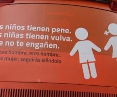 'Boys Have Penises, Girls Have Vulvas' Bus Ad Banned in Madrid for Offending Transsexuals