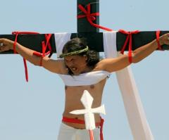 Filipinos Nailed to Crosses in Good Friday Re-Enactment That Church Says Corrupts Christian Message