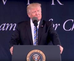 Trump to 50,000 at Liberty Commencement: 'In America We Don't Worship Government, We Worship God'