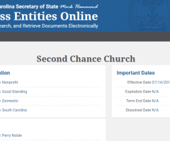 Perry Noble Registered New Church Week Before NewSpring Leaders Called Him Biblically Unfit to Be Pastor