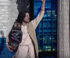 Stephen Colbert Brings 'Jesus' on 'The Late Show' to Blast WWE's 3:16 Trademark