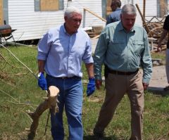 Mike Pence Joins Franklin Graham's Texas Relief Work; Drone Video Shows Incredible Harvey Devastation