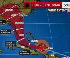 Hurricane Irma Tracker: Projected Path Map; Florida Braces for Direct Hit as Tens of Thousands Flee