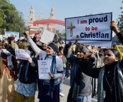 Christians in India Warn of 'Spiraling Hatred' in Letter to PM Modi With Photo of Hindus Burning Cross 