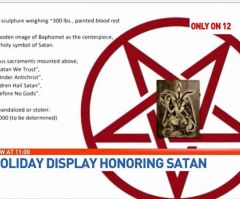 Pastor Vows to Knock Down 'Hail Satan' Monument With Sledgehammer, Calls It 'Essence of Evil'