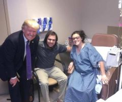 President Trump Visits Pastor's Niece, Danae Gibbs, Who Was Shot During Las Vegas Massacre