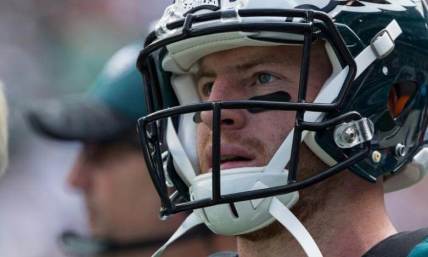 Carson Wentz Raises Over $100K to Train Service Dogs to Help People With Disabilities