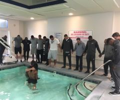 NFL Team Uses Hotel Pool for Baptism Prior to Eagles and Panthers Game