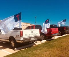 Atheists Demand Texas High School Remove Christian Flag, Students Respond by Flying Their Own