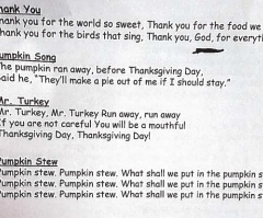 Prayer Stripped From School's Thanksgiving Performance After Atheist Group Complains