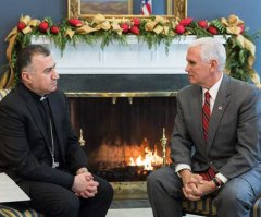 Pence Meets Iraqi Archbishop to Discuss US Aid to Christians Rebuilding Their Lives After ISIS