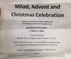 UK Church Under Fire for Celebrating Islamic Prophet Muhammad's Birthday Ahead of Christmas