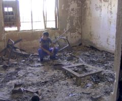 Mike Pence Meets 12-Y-O Iraqi Christian Boy Whose House Was Burned Down by ISIS