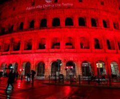 Rome's Colosseum Lit Red to Honor Victims of Anti-Christian Persecution 