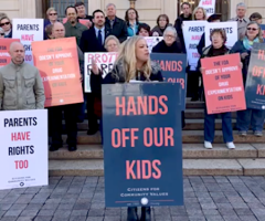 'Hands Off Our Kids,' Protesters Say to Judge in Transgender Custody Case