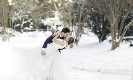 Beauty in Blizzard Wedding