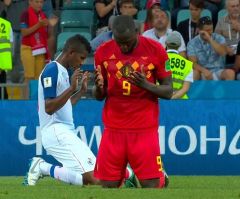 Catholic and Evangelical Soccer Players Go Down on Knees in Prayer at World Cup