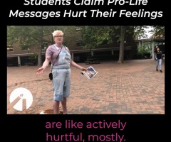 Western Washington University Students Wash Away Pro-Life Group's Messages to Prevent 'Hurt' Feelings (VIDEO)