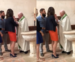 Priest Slaps Baby in Face for Crying Too Much During Baptism, Sparks Outrage