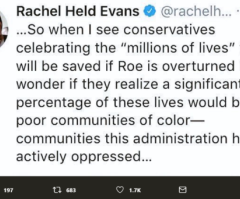 Rachel Held Evans 'Ever-Evolving' on Legalities of Abortion