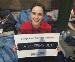 Actors Sleep Outdoors in New York to Raise Thousands for Homeless Youth