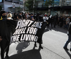 LGBT, Antifa Groups Protest Worshipers at Texas Church That Upholds Biblical Views on Sexuality