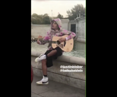 Justin Bieber Gives Impromptu Worship Concert Performance Outside Buckingham Palace