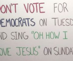 Church Loses Polling License Over Sign Rebuking Christians Who Vote for Democrats