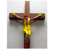 'McJesus' sculpture leads to violent protests in Israel