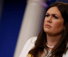 Sarah Sanders says God 'wanted' Trump to become president, praises 'tremendous' support of Christians 