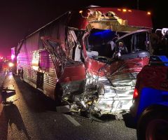 Christian band praises God after they escaped tour bus crash unharmed