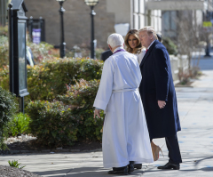 Trump, wife attend worship at DC church on St. Patrick’s Day