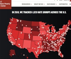 SPLC's 'hate group' map used by news media is fundraising scam, liberal author's analysis finds