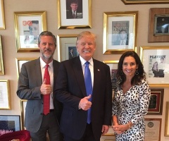 Jerry Falwell Jr. denies report he got Trump's 'fixer' to bury embarrassing 'racy' photos