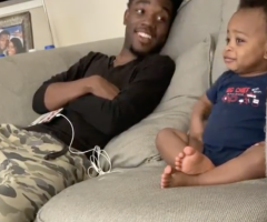 Comedian praises God for using viral video of infant son to change narrative of fatherhood 