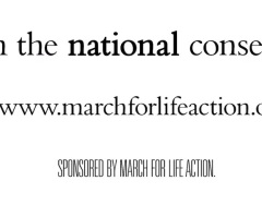 March for Life ad runs ahead of MSNBC Democrat primary debates