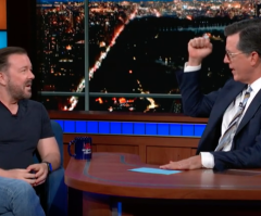 'Late' host Stephen Colbert, atheist Ricky Gervais talk faith, magic