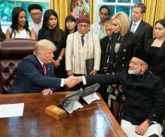 Trump meets 27 survivors of persecution in Oval Office, learns about their plight