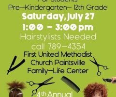 Kentucky church gave free haircuts to kids for upcoming school year