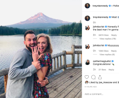 Christian comedian Trey Kennedy announces surprise engagement: 'God is so so good!'