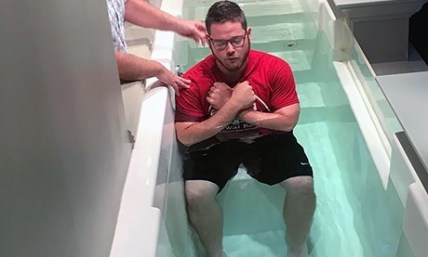 Former drug addict baptized at church he vandalized 6 months earlier: 'God is real'