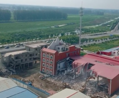 China: Authorities forcibly demolish 'illegal' church; elderly congregants injured