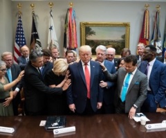 Faith leaders pray with Trump at White House; highlight president’s accomplishments