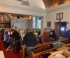 Church holds skiing equipment sale to benefit food pantry