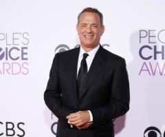 Tom Hanks bursts into tears in Golden Globes speech reflecting on blessings in life