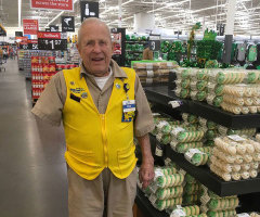 Welcome to Walmart! ‘Can’t control a whole lot, but I can control my smile’ 