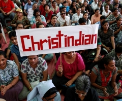 Jesus statue, crosses forcibly removed from Christian cemetery in India