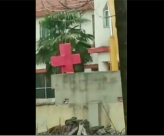 China demolishes church, removes crosses as Christians worship at home 